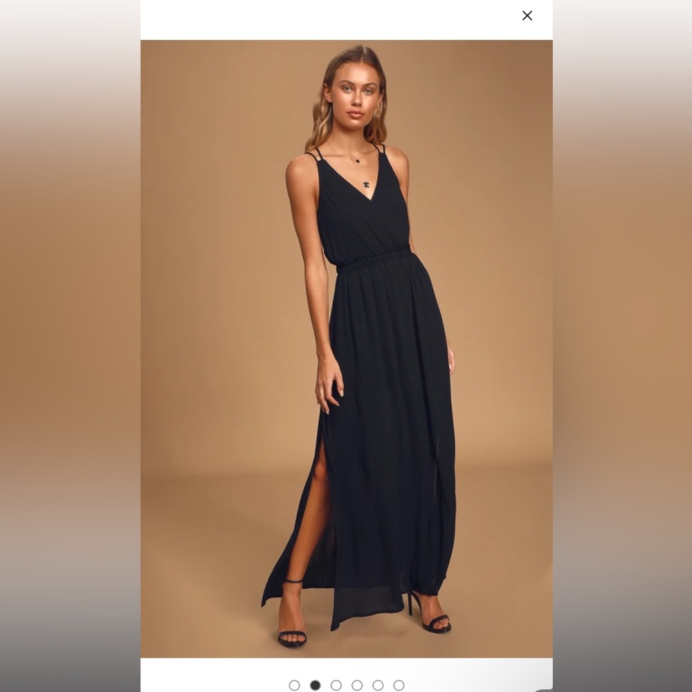 Open back dress